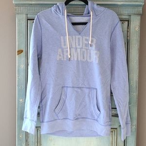 Never worn UnderAmour hoodie size M light blue